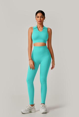 Conjunto calça canelado poliamida Empina Bumbum