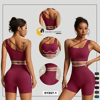 Conjunto Short Mula Manca Poliamida Premium Sem Empina Academia Fitness