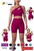 Conjunto Short Canelado Alça Ao Lado